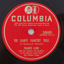 Frankie Laine - The Gandy Dancers&#39; Ball / When You&#39;re In Love 1952 78 rpm Record - £26.67 GBP