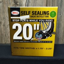 BELL Self Sealing 20&quot; Standard Valve Bicycle Tube Width 1.75&quot;-2.25&quot; Stop... - $12.32