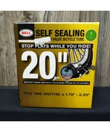 BELL Self Sealing 20&quot; Standard Valve Bicycle Tube Width 1.75&quot;-2.25&quot; Stop... - $12.32