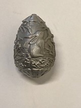 Vintage Franklin Mint The Collector&#39;s Treasury of Eggs - Pewter w/ Base ... - $14.87