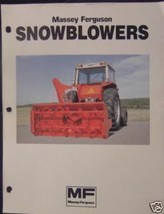 1983 Massey Ferguson 751, 763, 773, 784, 796, 808 Snowblowers Brochure - $10.00