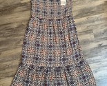 Boho Floral Knox Rose Women&#39;s Dress Pockets One Sleeve XXL Colorful Maxi... - $16.44