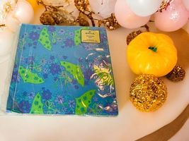 Hallmark Vintage Baby Shower Wrapping Paper Blue Green Purple Umbrellas ... - $11.87