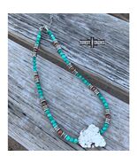 Sandstone Chunky Beaded Statement Necklace - $24.75