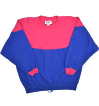 Vintage Starting Point Sweatshirt Womens 2XL 90s Retro Color Block Crewneck - £27.34 GBP