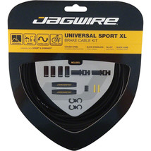 Jagwire Universal Sport Brake XL Kit Black Bicycle Brake Cable &amp; Housing... - $49.99