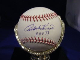 Ralph Kiner Hof 1975 369 Home Runs Signed Baseball Mab Coa - £94.42 GBP