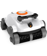 Wall Climbing Cordless Robotic Pool Cleaner, Quick Water Release, Self-P... - £618.41 GBP