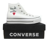 Converse Chuck Taylor All Star HI Lift Made with Love Women&#39;s Sz 9.5 NEW... - £94.12 GBP