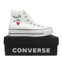 Converse Chuck Taylor All Star HI Lift Made with Love Women&#39;s Sz 9.5 NEW... - £94.00 GBP