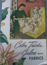 Color Tricks Galore with Fabrics, printed by Waverly Bonded Fabrics, New... - $8.00