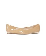 Bandolino Womens 6.5 M Light Beige Patent Slip On Ballet Flats NEW XA8 - $34.29