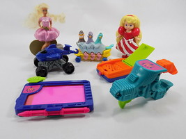 Lot Of 7 Vintage Mc Donalds Happy Meal Toys By Disney Barbie, Animaniacs, Etc - £7.78 GBP