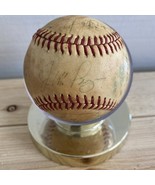 Old 1979 California Angels Team Autographed Baseball Nolan Ryan Rod Care... - $2,859.15 MXN