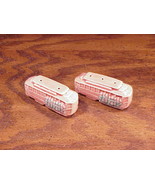Pink Ceramic San Francisco Cable Car Salt and Pepper Shakers - £6.20 GBP