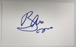 Bono Signed Autographed 3x5 Index Card  &quot;U2&quot; - HOLO COA - $75.00