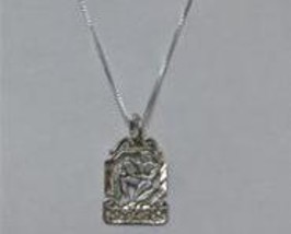 Sterling Silver Zodiac Necklace - AQUARIUS - £27.67 GBP