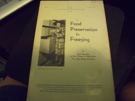  Food Preservation by Freezing by Ohio State University College of Agriculture - £10.38 GBP