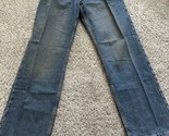 Perry Ellis Dark Wash Straight Leg Denim Mens Blue Jeans 32x32  - $14.01