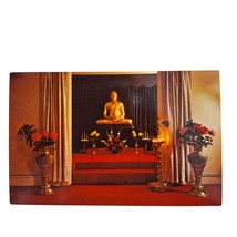 Postcard Washington Buddhist Vihara Shrine Room Washington DC Chrome Unposted - $14.15