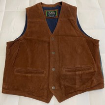 Vtg Gordon &amp; Ferguson Vest Town &amp; Country Genuine Leather Men&#39;s Size XL - £17.02 GBP