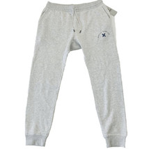 Hurley Men&#39;s Fleece White Jogger Slim Fit Sweatpants Size XXL NWT - £10.38 GBP