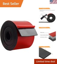 Solid Neoprene Rubber Strips 1/8&quot; Thick x 4&quot; Wide x 10&#39; for DIY Crafts - $38.50
