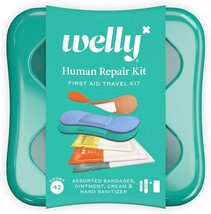 Welly Human Repair Kit - Adhesive Flexible Fabric Bandages, Singe Use Ointments  - £22.72 GBP
