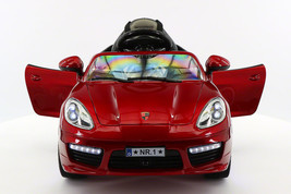2024 Porshe Style Ride On Car Kids Toy 12V Electric Remote Control Cherry Red - £235.36 GBP