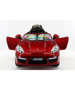 2024 Porshe Style Ride On Car Kids Toy 12V Electric Remote Control Cherr... - £237.04 GBP