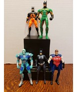 LOT OF 5 BATMAN &amp; ROBIN FIGURES! - $28.60