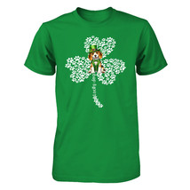 Lucky Shamrock Clover Beagle Dog Tshirt St Patrick&#39;s Day Funny Dogs Love... - $16.88+