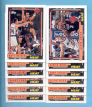 1992/93 Topps Miami Heat Basketball Team Set  - £2.39 GBP