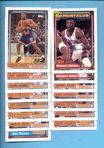 1992/93 Topps New York Knicks Basketball Team Set  - £2.33 GBP