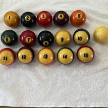 Vintage Aramith ? Standard Billiard Balls 2 1/4” Phenolic Resin Pool Bal... - $47.49