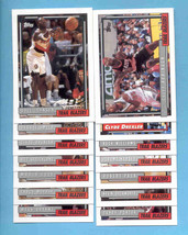 1992/93 Topps Portland Trail Blazers Basketball Team Set  - £2.39 GBP