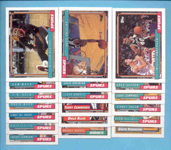 1992/93 Topps San Antonio Spurs Basketball Team Set  - £3.18 GBP