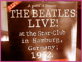 ORIGINAL BEATLES 1962 Double ALBUM Live at the Star-Club - $75.00