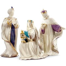Lenox First Blessing Nativity Three Kings Figurines 3 Wise Men Christmas NEW - £199.37 GBP