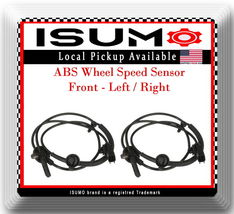 2 x ABS Wheel Speed Sensor Front Left &amp; Right Fits Buick Chevrolet GMC Saturn - £18.87 GBP