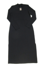 NWT J. Jill Wearever Collection Mock-Neck Maxi in Black Long Sleeve Dress XS - £40.31 GBP