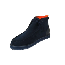 Men's TAYNO Wallabee Style Chukka Boots Soft Micro Suede MOJAVE S Navy image 12
