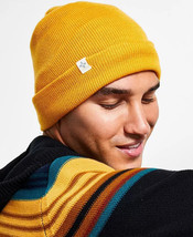 Sun + Stone Men&#39;s Tall Solid Beanie in Mustard-O/S - $12.99