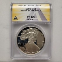 1986 S $1  American Silver Eagle Coin PF 68 DCAM - $143.05