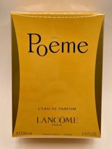 Lancome Poeme 3.4oz/ 100ml Eau De Parfum Women Spray Vintage Rare - New &amp; Sealed - £123.61 GBP