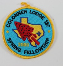 Vintage 2000 Colonneh 137 Spring Fellowship WWW OA Boy Scouts BSA Camp Patch - $11.69