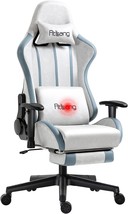 Atbang Gaming Chair Ergonomic Massage PC Office Chair with footrest Racing - £290.95 GBP