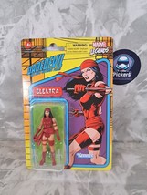 Marvel Legends 2021 Retro Collection Elektra Europ EAN 3.75&#39;&#39; Action Figure Mosc - £6.87 GBP