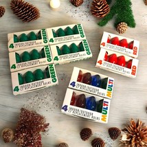 Vintage Lot/36 C7 Christmas Light Replacement Bulbs Indoor Outdoor Multi-Color - $28.04