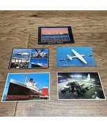 Vintage Lot of 5 Queen Mary Spruce Goose Travel Souvenir Postcards  KG JD - $13.78 CAD